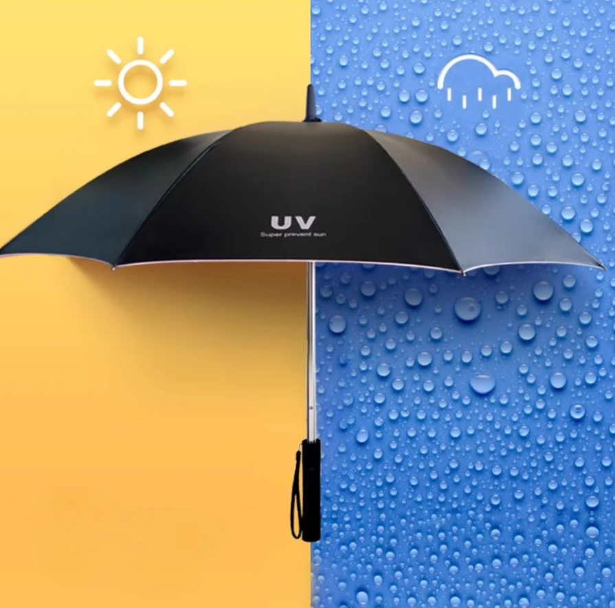 Sun Umbrella With Fan USB Rechargeable