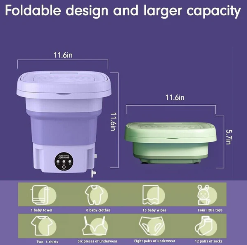 Mini Foldable Washing Machine