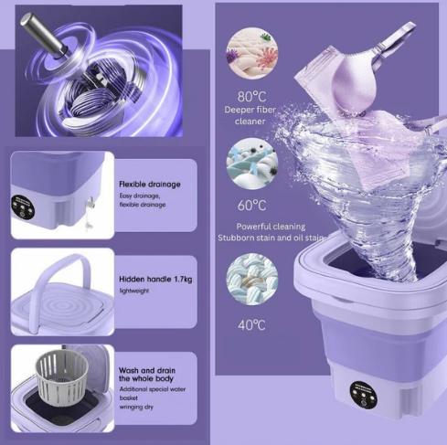 Mini Foldable Washing Machine