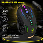 Gaming Glowing Mouse — RGB Backlit E-Sports LED Mouse thumbnail 3