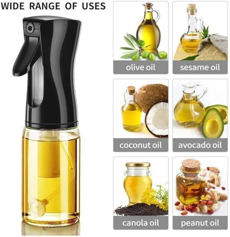 Oil Sprayer Bottle — Refillable BBQ & Cooking Oil Dispenser